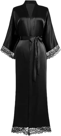 BABEYOND Satin Kimono Robe